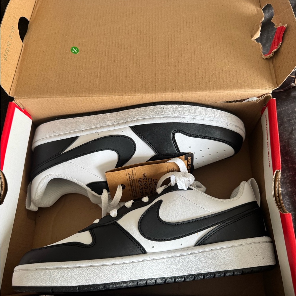 Nike Black and White Recycled Content Sneakers